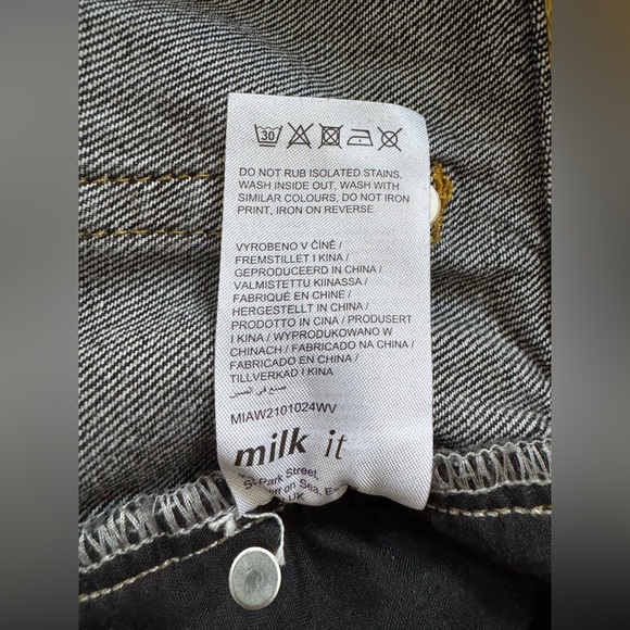 🆕 NWOT Free People • Milk It, Blaze Jeans • Black/Noir • 32 - Picture 12 of 16